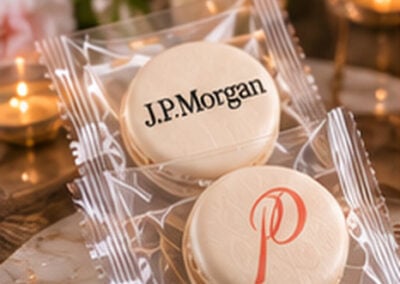 03 individually wrapped macarons